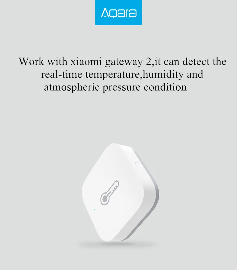  Original Xiaomi Aqara Smart Temperature Humidity Sensor Air Pressure Environment Smart control via  - 32977335136