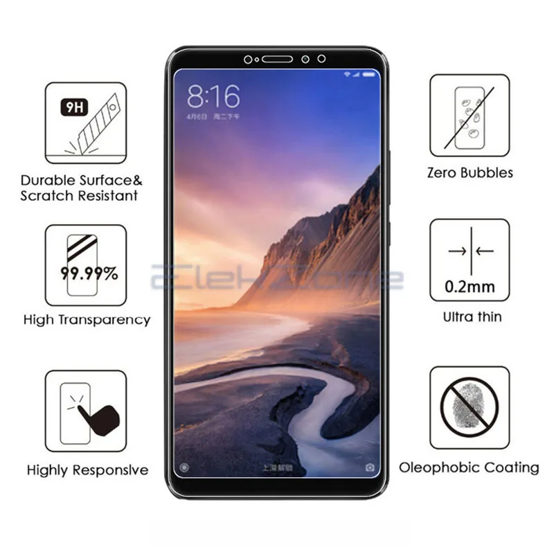 Закаленное стекло для Xiao mi MAX 3 mi 8 SE Red mi 6 6A 6Pro S2 полное покрытие защитная пленка из закаленного стекла для Xiao mi MAX 3