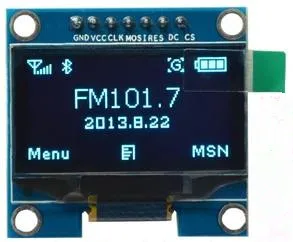 

1.3 inch 7PIN White/Blue OLED Module SSH1106 Drive IC Compatible with SSD1306 IIC / SPI Interface 128*64