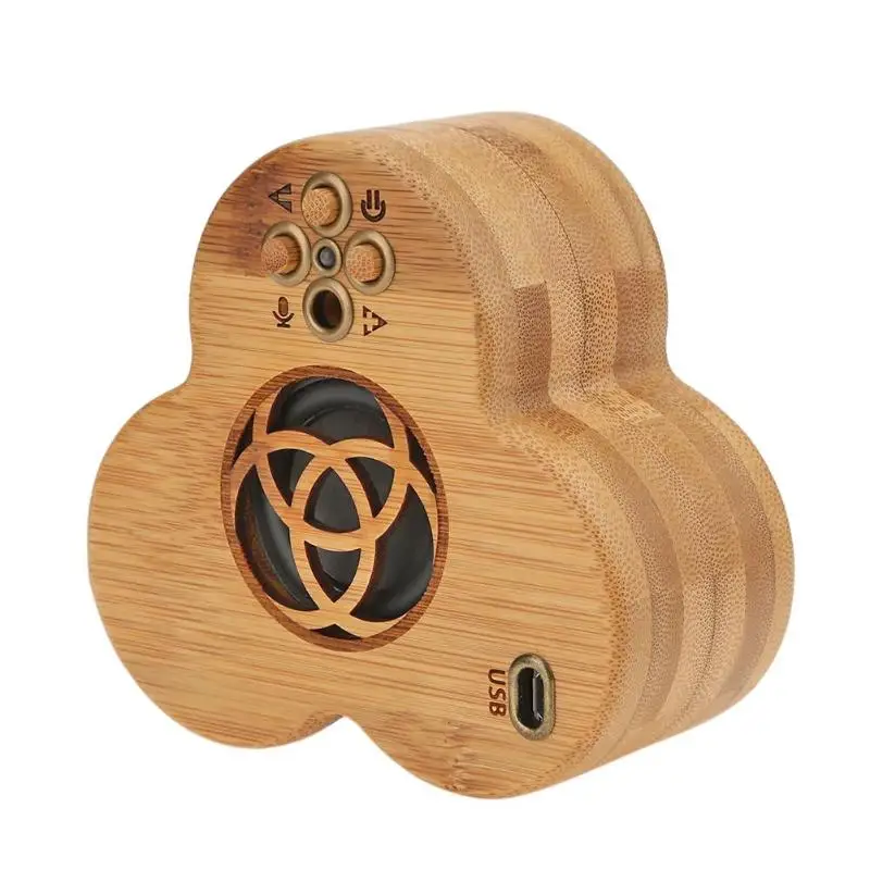 Bamboo ZDYX-A10 Portable Wireless Bluetooth Speaker Sound System Box 20 Hours Time Stereo MP3 Music Player Loudspeaker