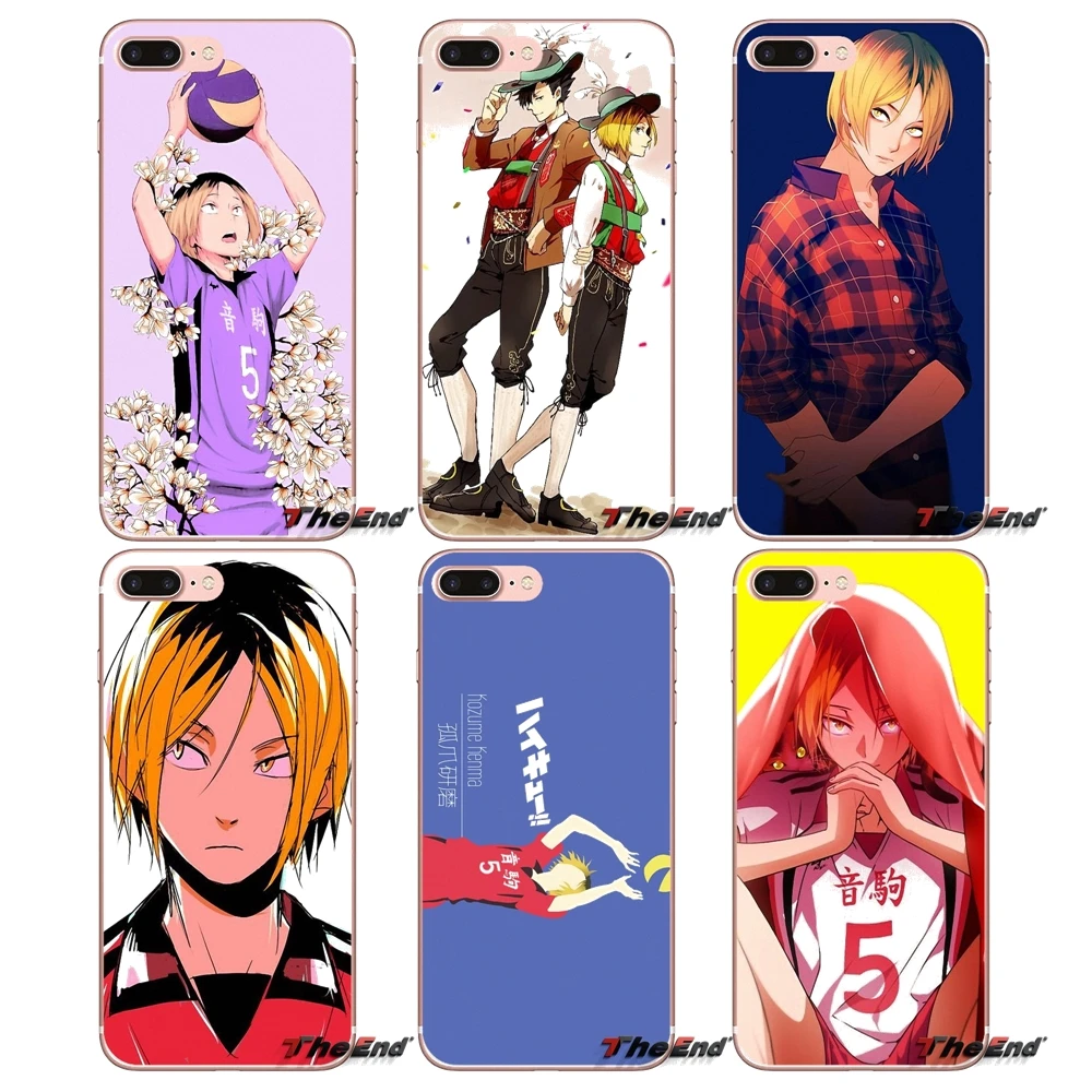 

For iPhone X 4 4S 5 5S 5C SE 6 6S 7 8 Plus Samsung Galaxy J1 J3 J5 J7 A3 A5 2016 2017 Kenma Kozume of Haikyuu Clear TPU Case