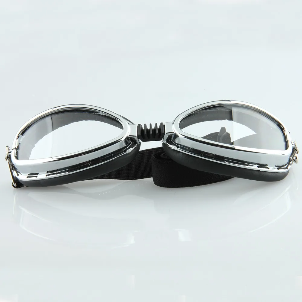 Уличные пластиковые очки серебряная оправа очки с защитой от ультрафиолета мотоциклетные очки Лыжные/скейт/сноуборд мотокросс очки для кафе-рейсеров