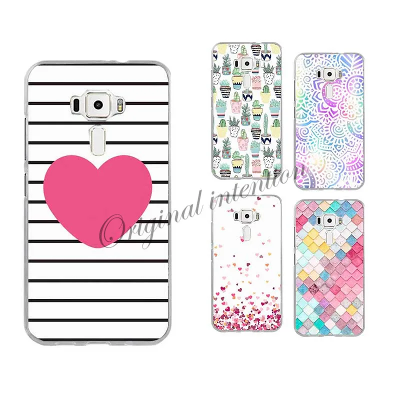 Единорог Фасоли Сердце Case Для Asus Zenfone 3 Макс ZC520TL Мягкий силиконовые ТПУ Телефон