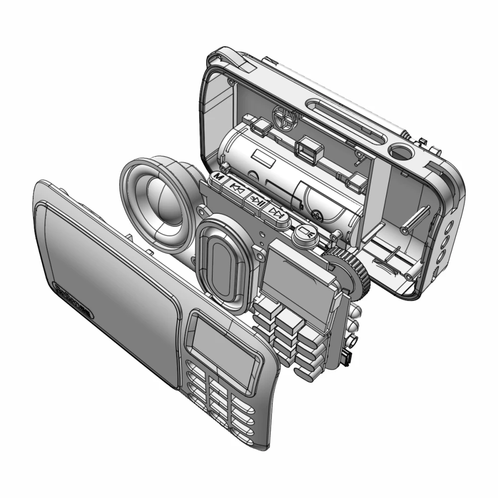 Rolton W405 FM Радио стерео приемник портативный мини MP3 динамик светодиодный дисплей Поддержка TF карты наушники для Ipod телефон