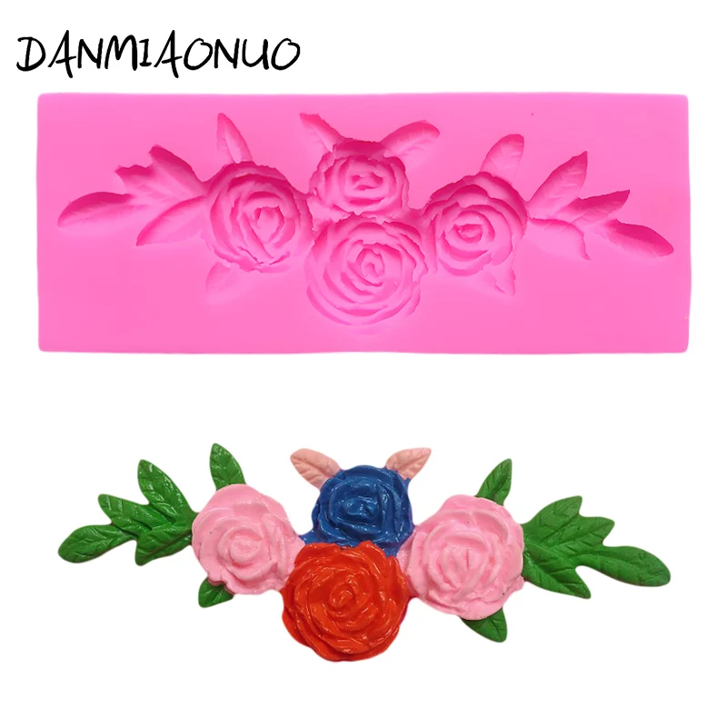 

Kitchen Rose Flowers Muffin Mold Fimo Cake Decorating Tools Silicone Soap Mold Baking Tools For Cakes Wedding Cake Stand A523069