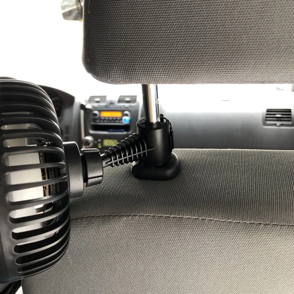 Универсальный " Автомобильный подголовник на заднем сиденье, три скорости, 5 В, USB вентилятор с переключателем, вентилятор воздушного охлаждения для домашнего путешествия, подголовник для автомобиля, грузовика