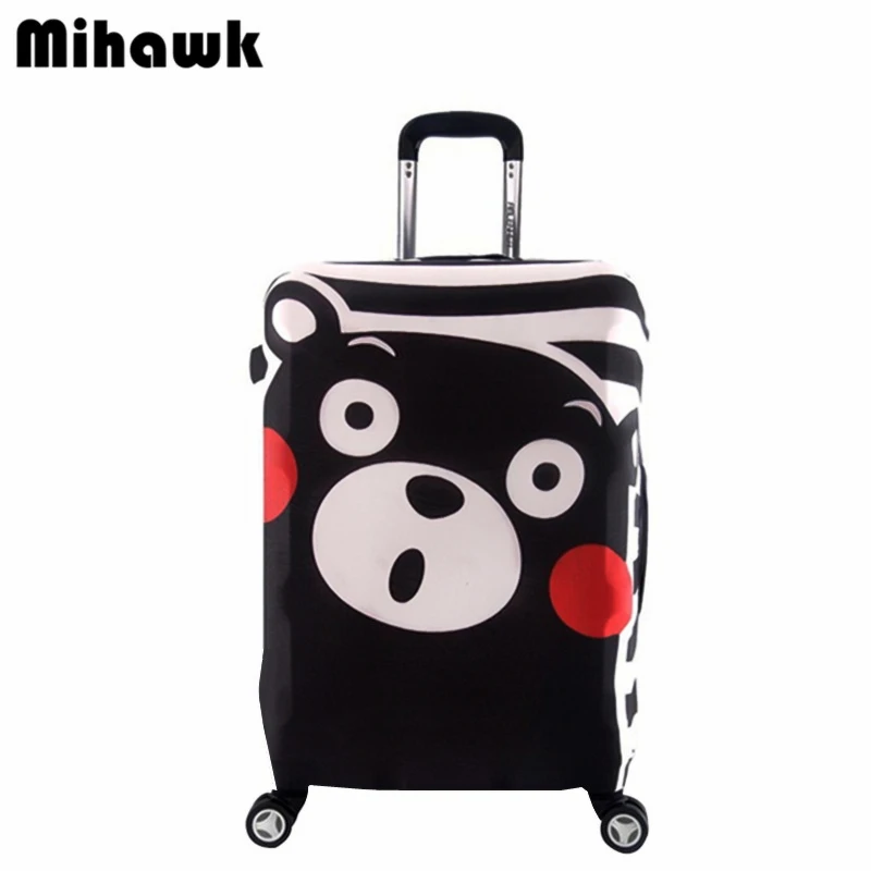 Mihawk Cute Bear Elastic Luggage Protective Cover For 18 32 Inch Trolley Suitcase Cartoon Dust Bag