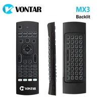 [Подлинный] vontar 2,4 ГГц Беспроводной подсветкой мини-клавиатура MX3 Pro Air mouse ИК обучения удаленный режим Управление для ПК Android ТВ коробка - изображение