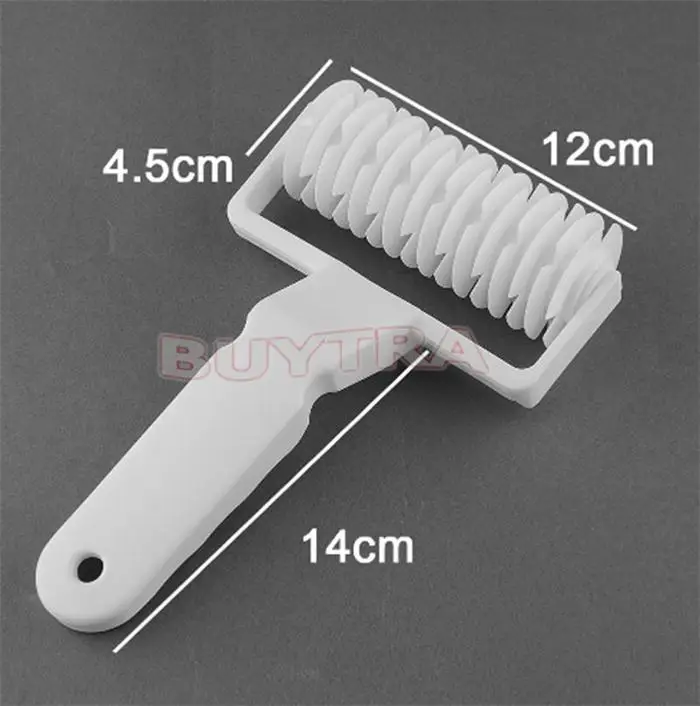 Large Size Pie Pizza Cookie Cutter Pastry Tools Bakeware Embossing Dough Roller Lattice Craft Cooking Tools 14cmx12cm