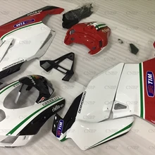 Для DUCATI 749 2003-2004 Обтекатель для DUCATI 749 2004 кузова для DUCATI 749 04 красный, белый набор для всего тела