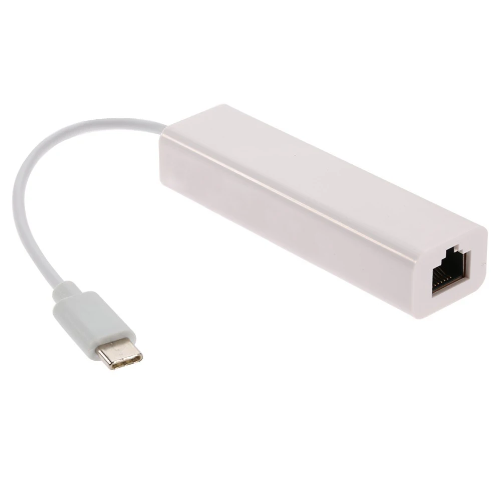 

CYDZ USB-C Type C USB 3.1 Male to 100M Ethernet Network LAN Adapter for Apple Laptop & Laptop PC
