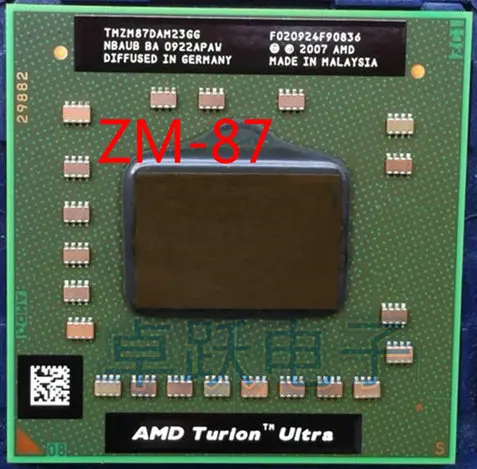 

AMD Laptop processor cpu AMD Turion x2 Ultra ZM-87 ZM87 ZM 87 TMZM87DAM23GG 2.4GHz Socket S1 free shipping