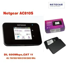 Лот из 10 шт. разблокированный Netgear Aircard AC810S 4G LTE Cat11 мобильный Точка доступа 600 Мбит/с WiFi маршрутизатор(плюс антенна), DHL