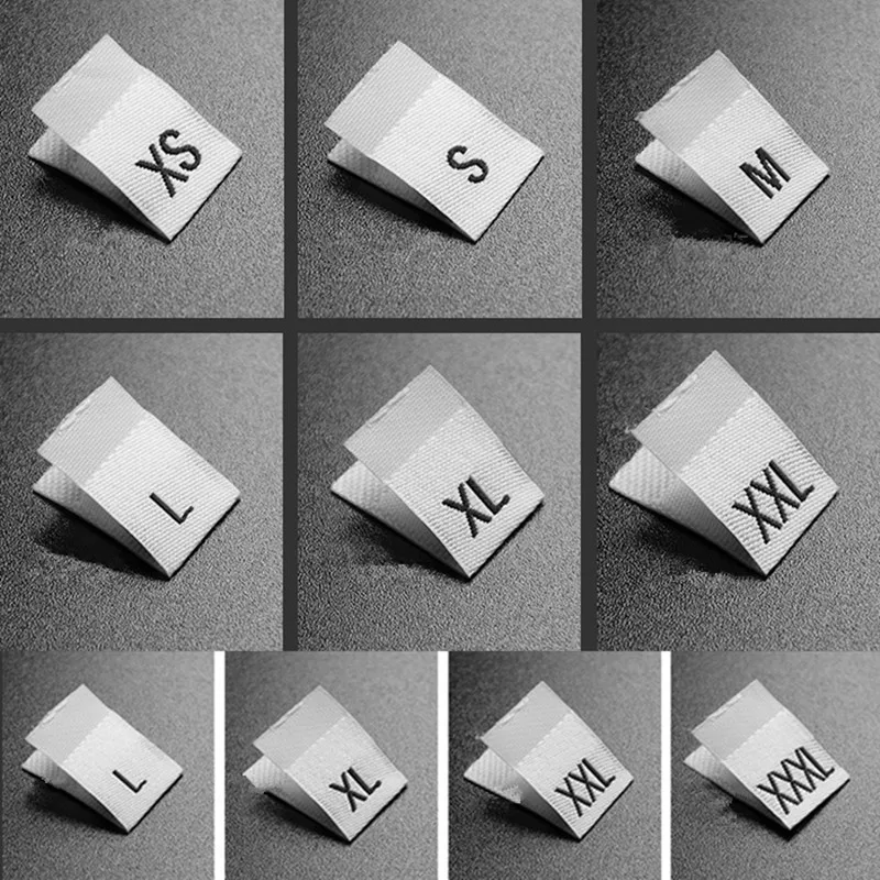 Black and white damask labels