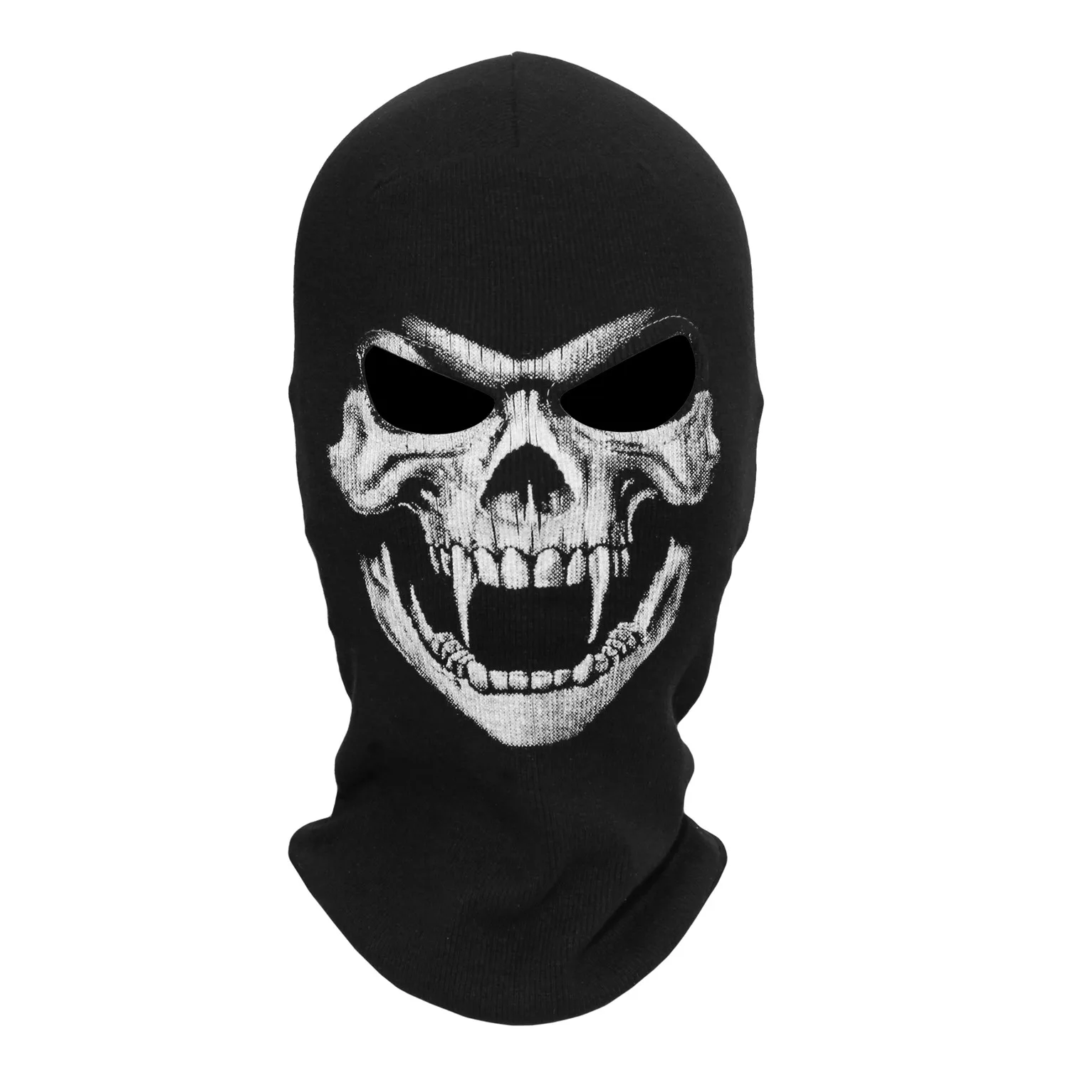 Хлопковая маска для костюмированной вечеринки с изображением черепа, скелета, шапки для Хэллоуина, карнавальный костюм, реквизит, маска для лица, Балаклава, Черная - Цвет: Grim Reaper