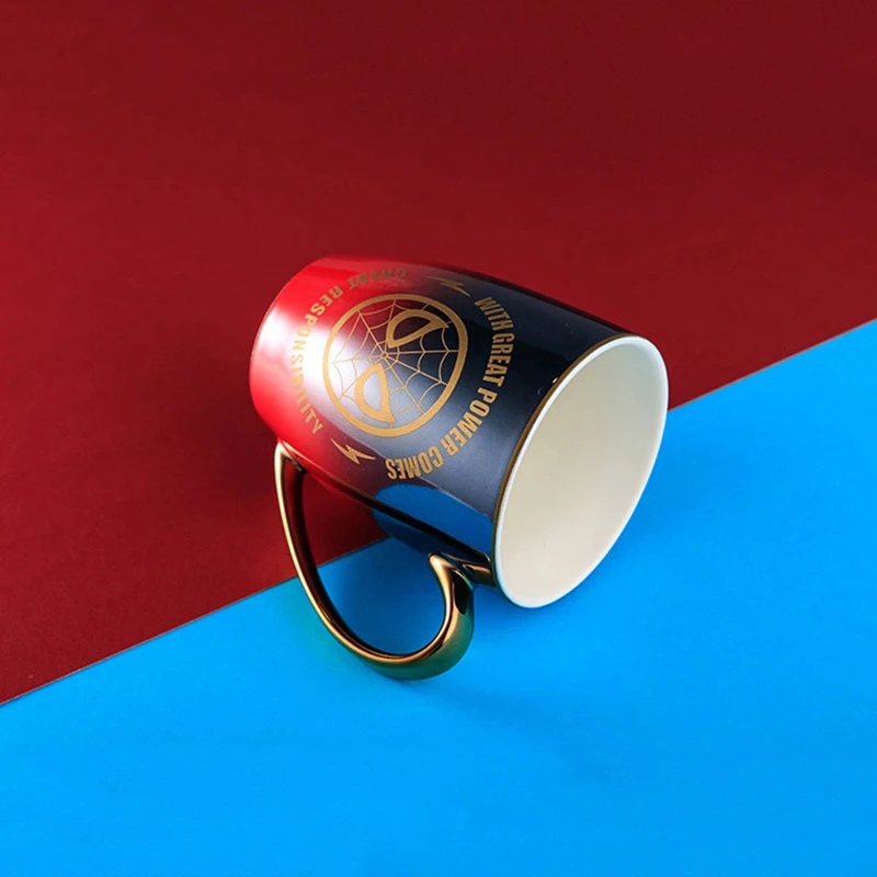

Mugs Spider Man Ceramic Cup Coffee Cup Milk Tea Water Cups For Home And Office Perfect Gift 350&500ML Coffee Mug Caneca Tazas