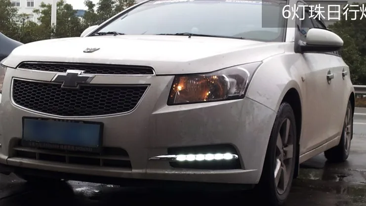 Бесплатная Доставка! Светодиодный дневные ходовые огни Benz стиль DRL для 09 12 GM Chevy