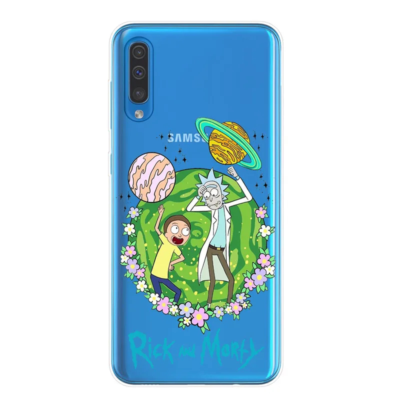 Cartoon Rick And Morty Soft TPU Case For Samsung J3 J5 J7 A7 A9 A6 A8 J4 J6 Plus A10 A20 A30 A40 A50 A70 Cover - Цвет: T6365