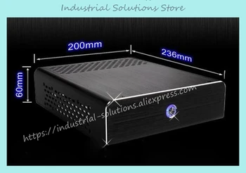

HTPC Aluminum ITX E350 H61 D525 D2550 HD Perfect Match New