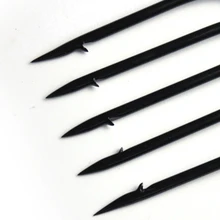  Fishing Spear 5 Prong Spearhead Fork Harpoon Tip with Barbs Diving Spear Gun Head Fishing Tools Free Shipping