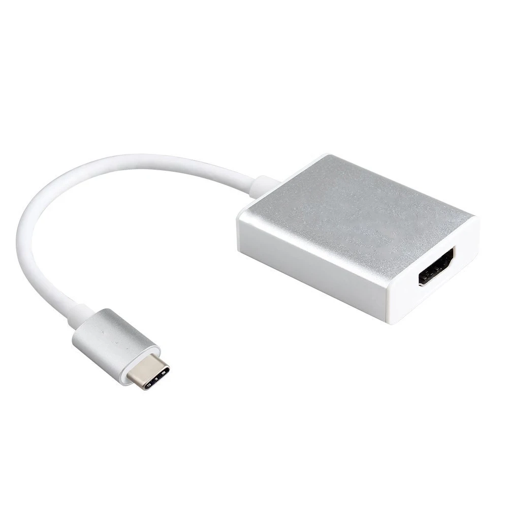 Новинка года USB3.1 Тип C для hdmy кабеля переходника цвета: золотистый, серебристый металлик, оболочки USB-C к HDMI 1080 P конвертер для vga кабель