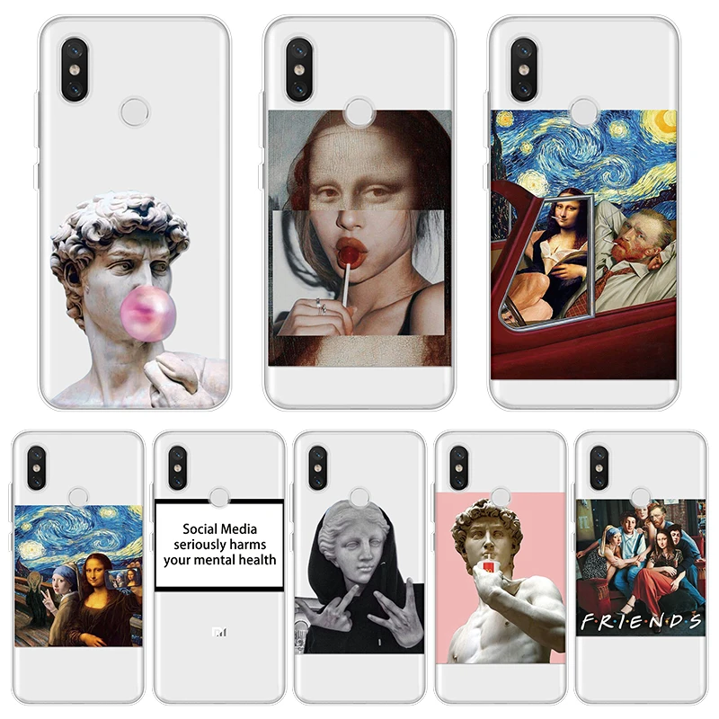 

Artistic Painting Silicone Soft TPU Cover For Xiaomi Redmi S2 Y2 Note 3 3S 4 Global Prime 4A 4X 5 Plus 5A 6A 6 7 Pro Coque Case