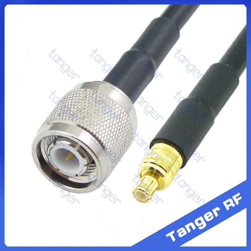 

Hot Selling Tanger MCX male plug to TNC male plug straight RF RG58 Pigtail Jumper Coaxial Cable 20inch 50cm High Quality