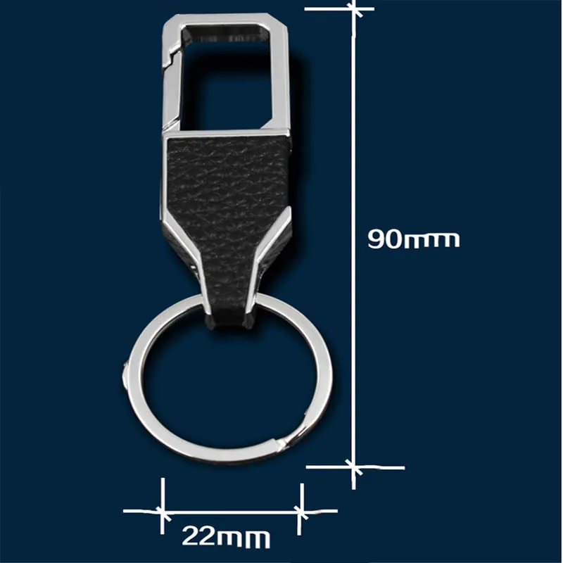 Bycobecy EDC Алюминий сплав Smart Key Holder двойные кольца ключница карманный инструмент Key Организатору автомобиль ключ брелок