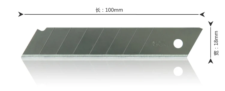 10 шт./кор. большое художественное лезвие 0,5x18x100 мм