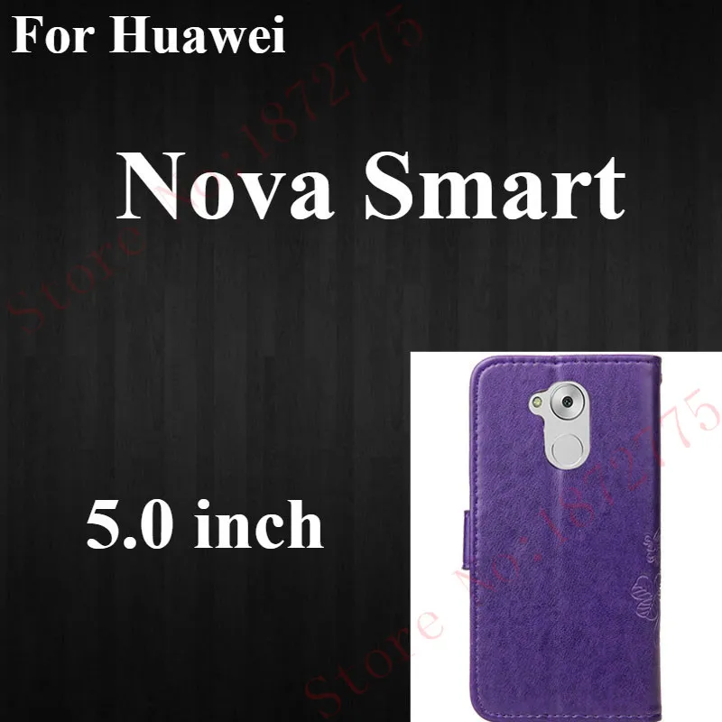 Case For Huawei P20 P8 P10 P9 Lite Mini Honor 9 5A 6A 8 5C 7C 6X Mate 10 Lite Y3 Y5 II Y9 Y6 7A Pro P Smart Flip Case - Цвет: Huawei Nova Smart