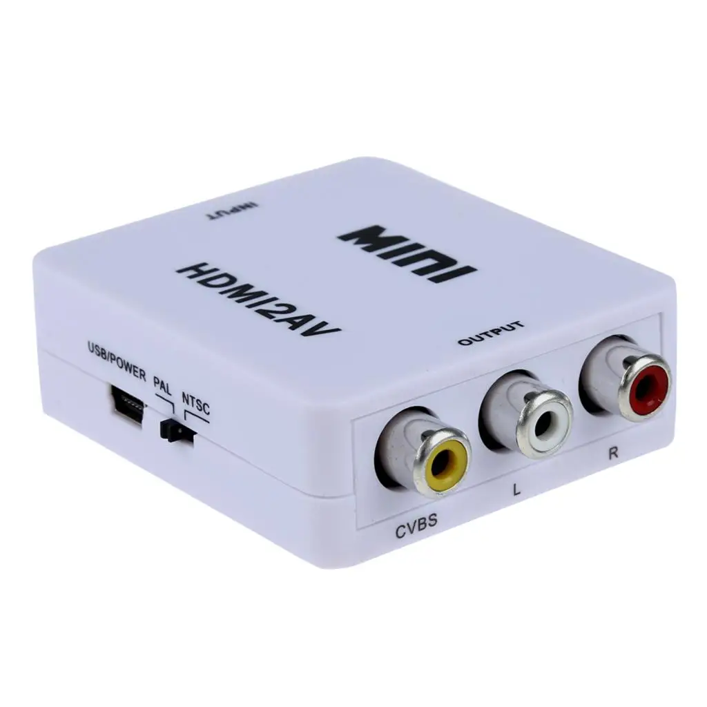Совершенно преобразователь HDMI для композитного преобразования сигнала HDMI в аналоговый сигнал USB источник питания