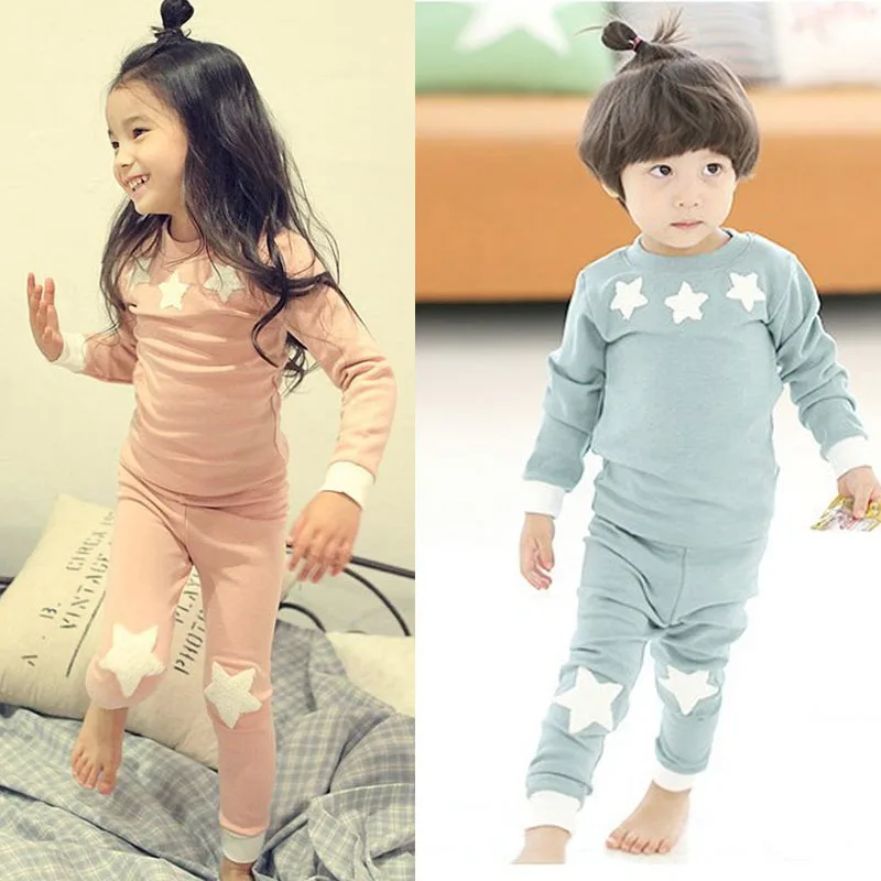 

Children's Pajamas For Girls Pajamas Set Cotton Star Homewear Pyjamas Kids Baby Pajamas Set For Boys Underwear Clothing Suits
