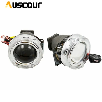 

3.0 Koito Q5 car Bi Xenon Projector Lens with DRL led day running light white shrouds D1S D2S D3S D4S car model retrofit modify