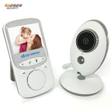 2,4 дюймов 2,4 ГГц Беспроводная видеоняня видеодомофон автоматический мониторинг температуры ночного видения няня VB605