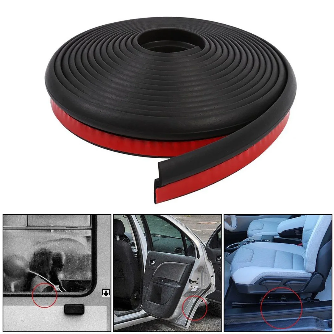 

Mayitr 1pc Car Door Seal Strip Auto Rubber Seals Strips Noise Insulation Weather Strip Sound Proof Sealing Trunk Edge Stickers