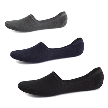 

5 Pairs / Lot Invisible Men's Socks Peas Shoes Socks Summer Silicone Shallow Mouth Men's Invisible Socks Chaussette Homme Socken