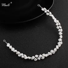 Miallo Newest White Acrylic Pearls Handmade Headbands Wedding Hair Accessories Fashion Headpieces Jewelry Women Hair Vine