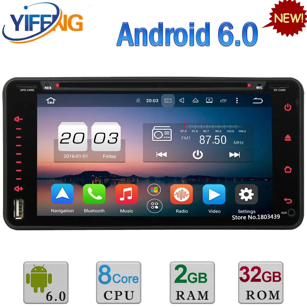 Octa Core 4GB RAM Android 6 0 2DIN DAB Car DVD font b Radio b font