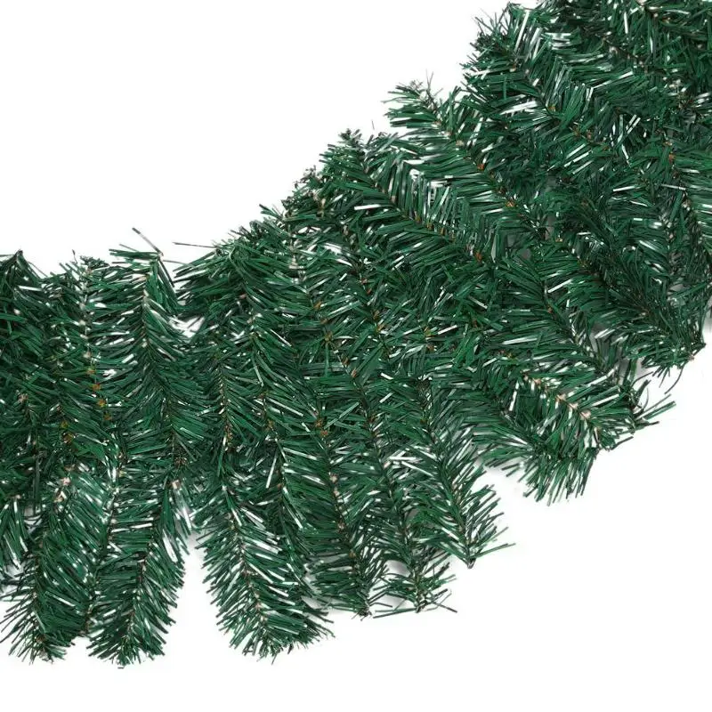 Рождественские товары decorazioni natale 270 см украшения дерева из синтетического ротанга Толстая мишура зеленая гирлянда вечерние украшения