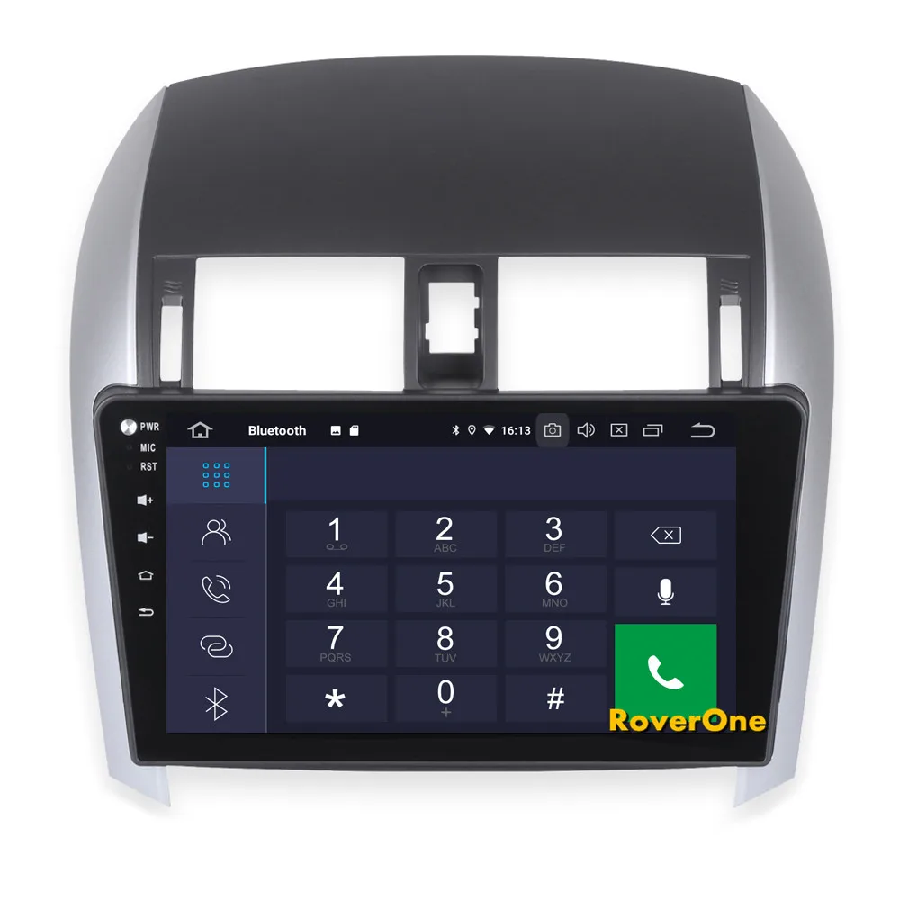 Perfect RoverOne For Toyota Corolla 2007 - 2012 Android 9.0 Autoradio Car Multimedia Player Radio GPS Navigation Head Unit NO DVD 8
