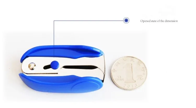 1 шт. Мини Портативный стандартный металлический штапель для удаления нажимной Стильный Профессиональный легкий штапель для школы и офиса