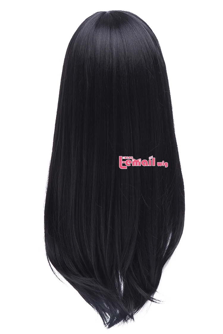 L-email парик для женщин длинные парики 10 цветов 65 см черный розовый Прямые термостойкие синтетические волосы Perucas Косплей парик