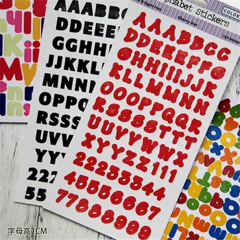 

Special Offer Alphabet 1CM Paper Stickers Set Die Cut For DIY Scrapbooking Bullet Journal Sticker TN Album Card Making S117