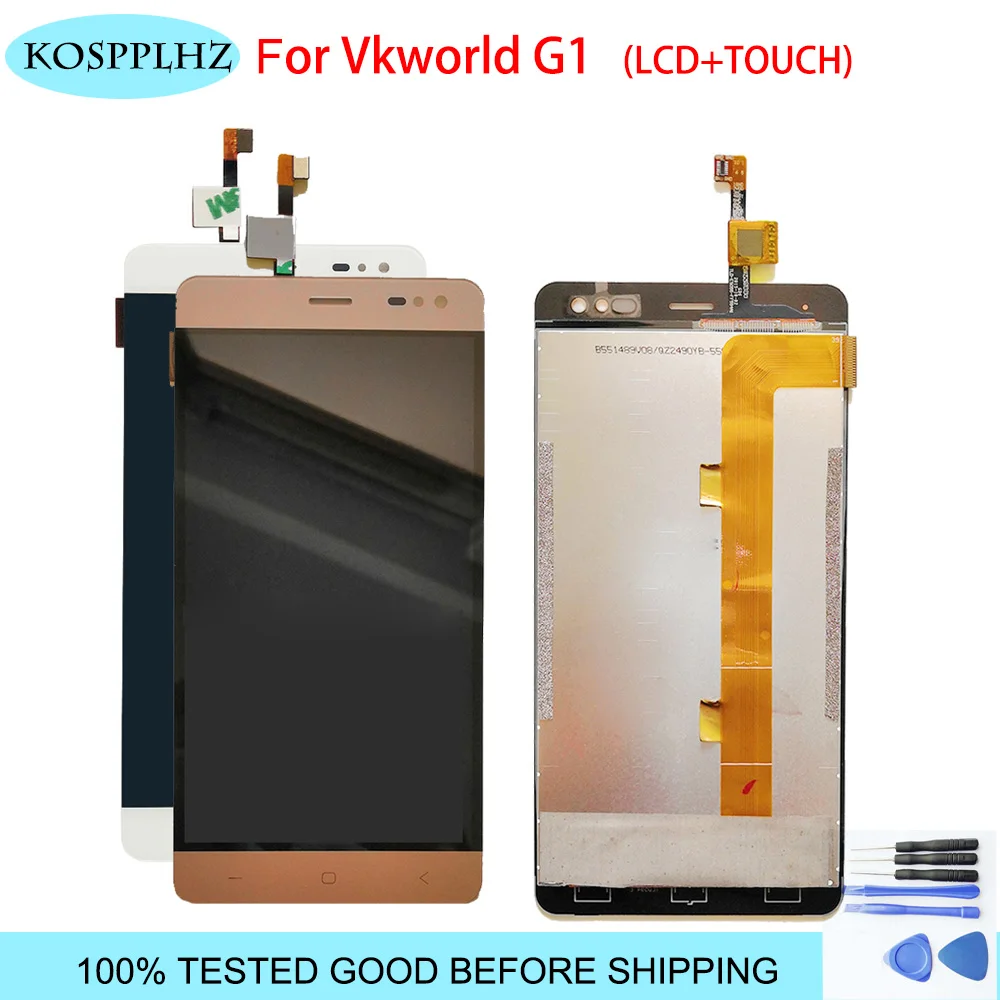 5 дюймов для Vkworld G1 жк дисплей + сенсорная установка преобразователя экрана