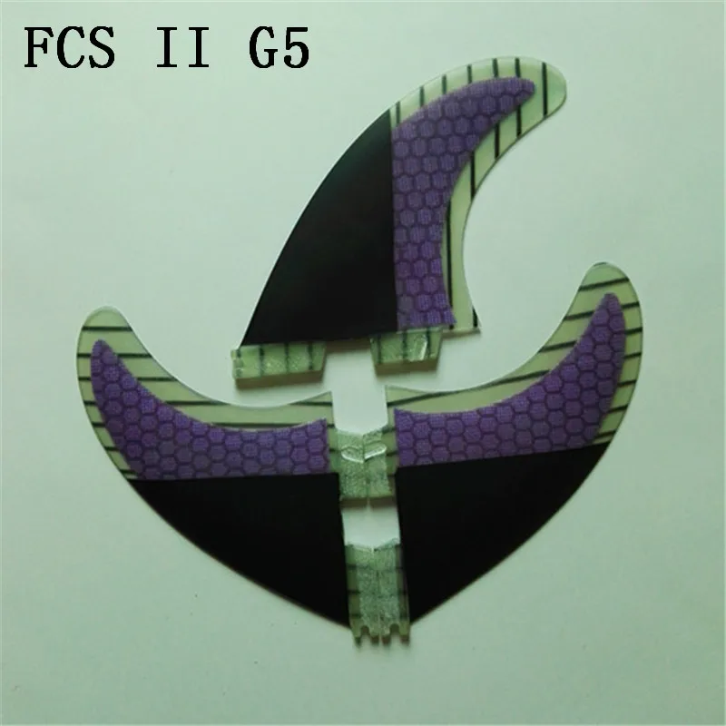 Srfda ласты для серфинга комплект синих FCS II G5 серфинга SKEG стекловолокна с углеродными плавниками Размер M - Цвет: 3pcs G5