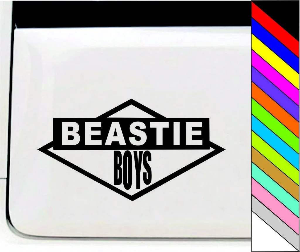 

Beastie Boys Fashion Image Vinly Decal Sticker Cute for window Notebook Laptop Decor 13.75x7.5cm