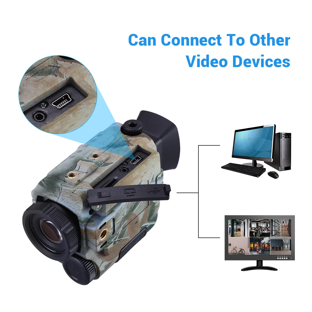 Портативный мини инфракрасный монокуляр ночного видения цифровой телескоп