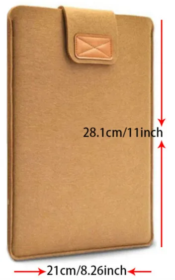 9 6 11 дюймов шерстяной фетр планшеты рукавом сумка чехол для iPad Mini 1 2 3 4 Air Pro 10 5 Samsung