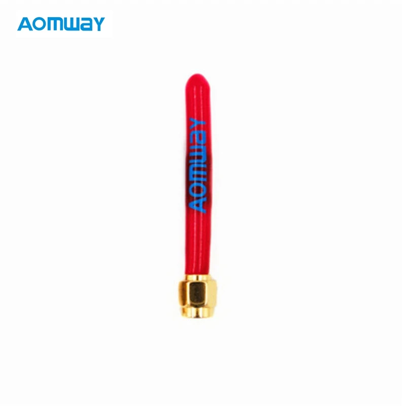 

Aomway ANT014 5.8GHz 2.5dBi Omnidirectional Mini FPV Antenna SMA / RP-SMA Male for FPV Transmitter RC Racer Racing Camera Drone
