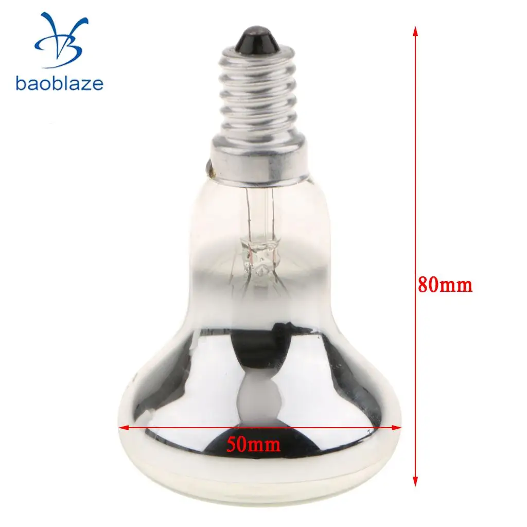 8Pcs E14 R50 Reflector Type Spotlight Spot Light Bulb   Lamp Replacement Small Screw SES 60W